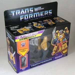 Transformers Weirdwolf Headmaster G1 Reissue