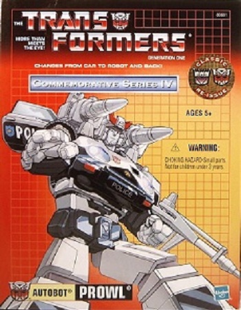 Transformers Prowl G1 Commemorative Series IV